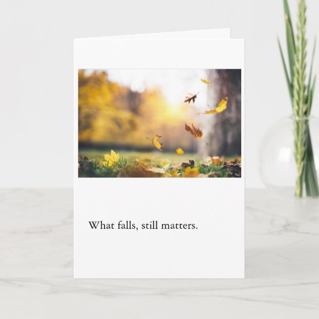 What Falls, Still Matters Kort (Framsida)