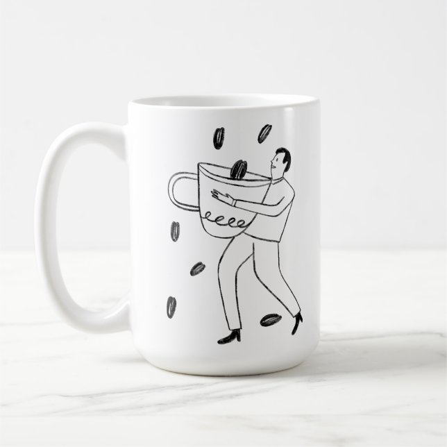 What goes best with a cup of coffee? Another cup Kaffemugg (Vänster)