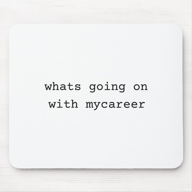 What Going On With My Career  Musmatta (Framsidan)