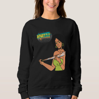 What Halloween Melanin Brown Skin Women Queen Girl T Shirt