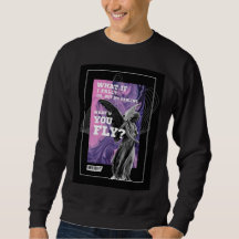 What If You Fly Motivations-Tryck T-shirt