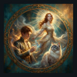 What If Your Pet Was Human Art Poster<br><div class="desc">What If Your Pet Was Human Art Poster – Whimsical Animal Lover Wall Art What if the soul of your beloved pet lived inside a human form? This imaginative art poster explores the beautiful and mysterious bond between humans and their animal companions. It captures the personality, loyalty, and quiet understanding...</div>