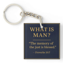 WHAT IS MAN – Bro Scott Memorial Acrylic Keychain