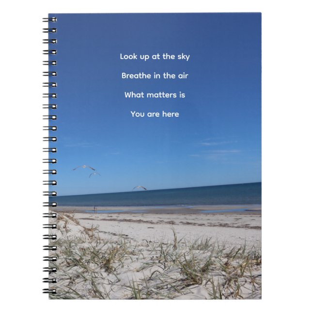 "What Matters Is You Are Here" Anteckningsbok (Framsidan)