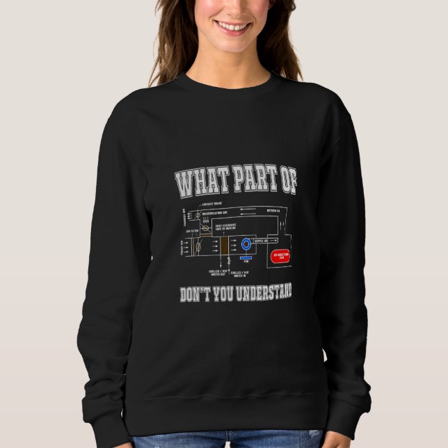 What Part Don't You Understand HVAC Installer Tech T Shirt (Framsida)