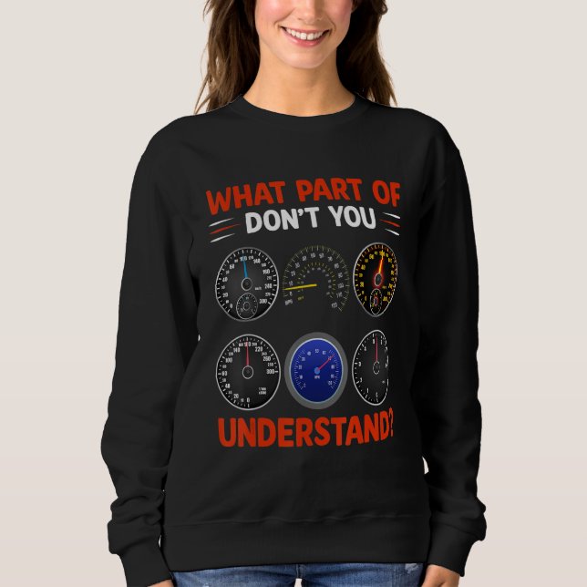 What Part Of Don't You Understand  Airplane Airlin T Shirt (Framsida)