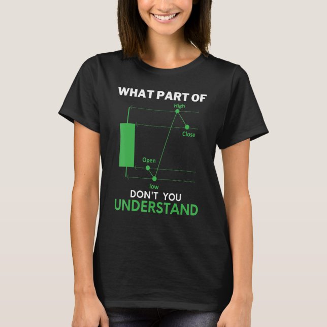 What Part Of Don't You Understand Day Trading Mark T Shirt (Framsida)