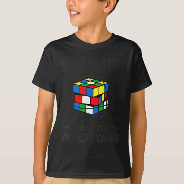 What Part Of Don't You Understand Funny Math Speeu T Shirt (Framsida)