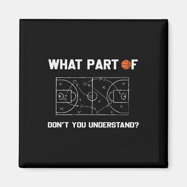 What Part Of Don't You Understand Funny Sketll Coa Magnet (Framsidan)