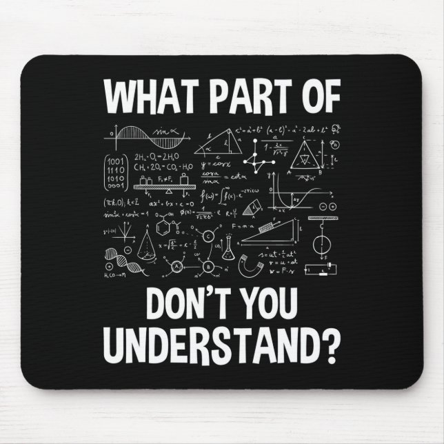 What Part Of Don't You Understand - Science Math C Musmatta (Framsidan)