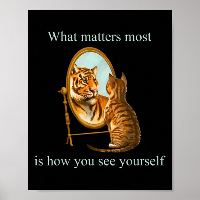 What S Most Is How You See Yourself Apparel  Poster (Framsidan)