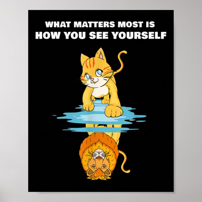 What S Most Is How You See Yourself Motivational L Poster (Framsidan)