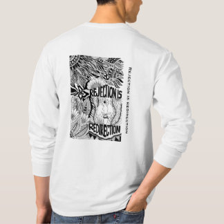 What’s Next? – Black and White Surreal Hand-Drawn T Shirt