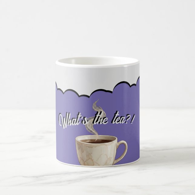What’s the Tea?! Cheeky Gossip Coffee Mug Kaffemugg (Center)
