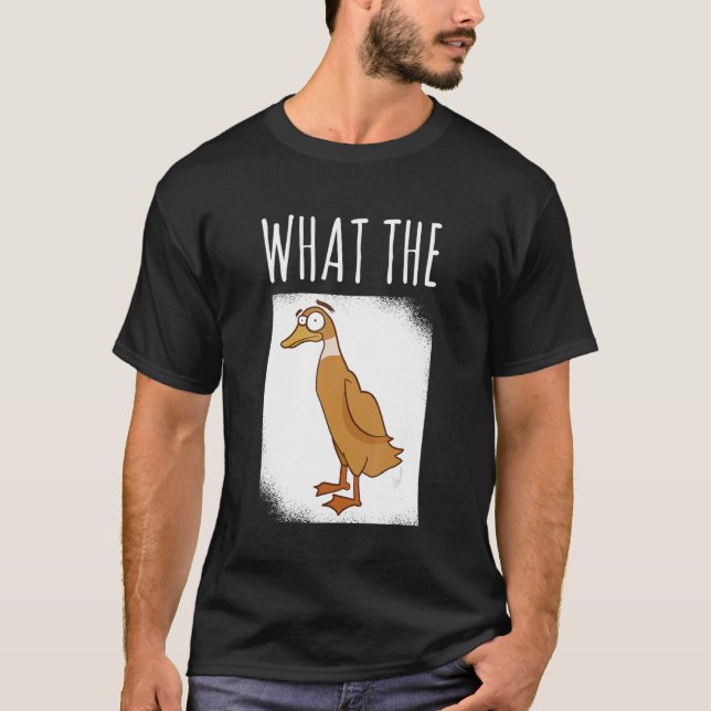 What The Duck Duck Morning Grouch Coffee Rubber Du T Shirt (Framsida)
