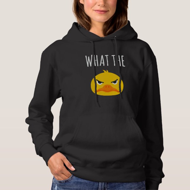 What The Duck Duck Morning Grouch Coffee Rubber Du T Shirt (Framsida)
