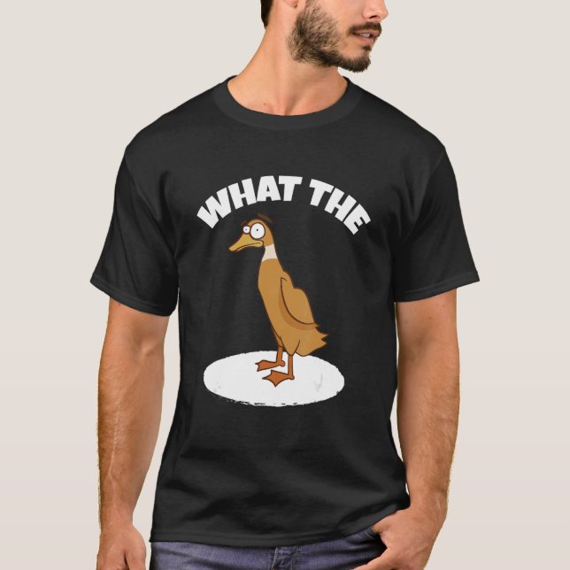 What The Duck Duck Morning Grouch Coffee Rubber Du T Shirt (Framsida)