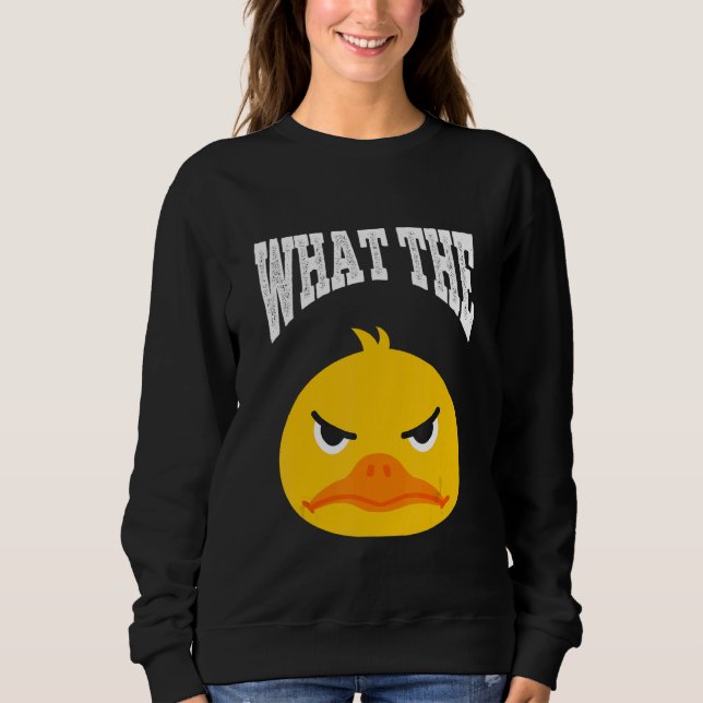 What The Duck Duck Morning Grouch Coffee Rubber Du T Shirt (Framsida)
