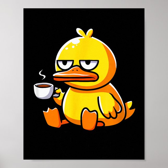 What The Duck Owner I Love Ducks Lover Funny Rubbe Poster (Framsidan)