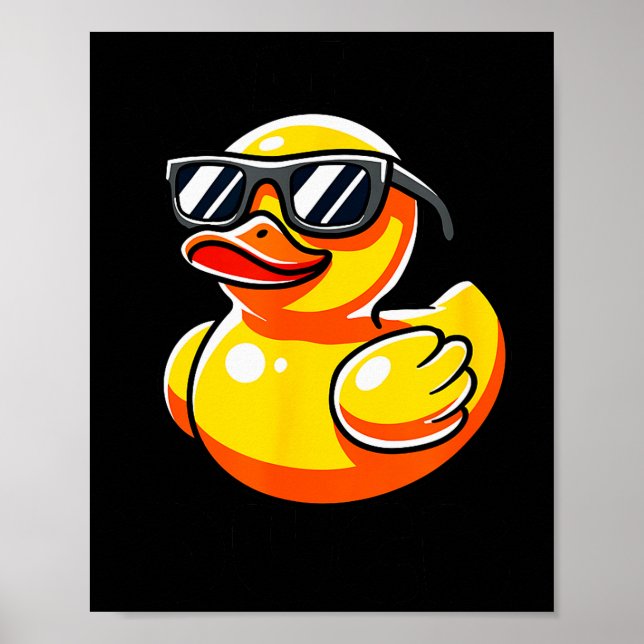 What The Duck Owner I Love Ducks Lover Funny Rubbe Poster (Framsidan)