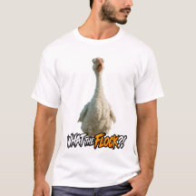 What the Flock?! – Funny Shocked Goose Design
