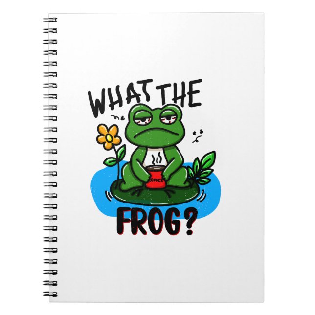 What the frog? anteckningsbok (Framsidan)
