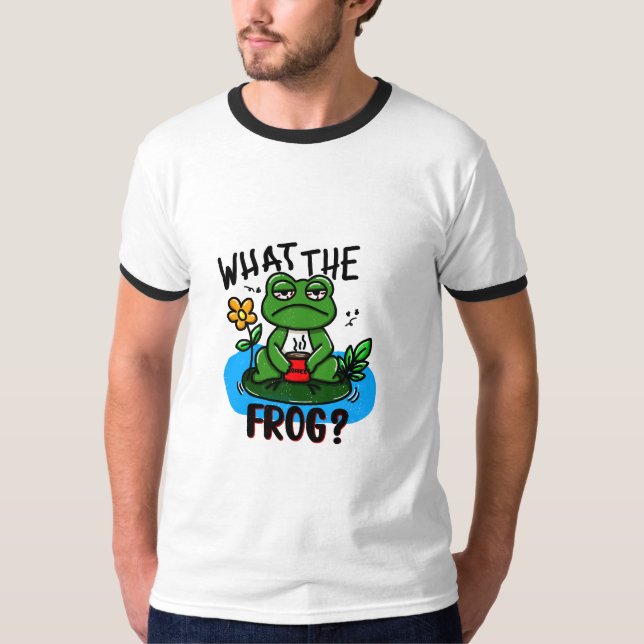 What the frog? t shirt (Framsida)