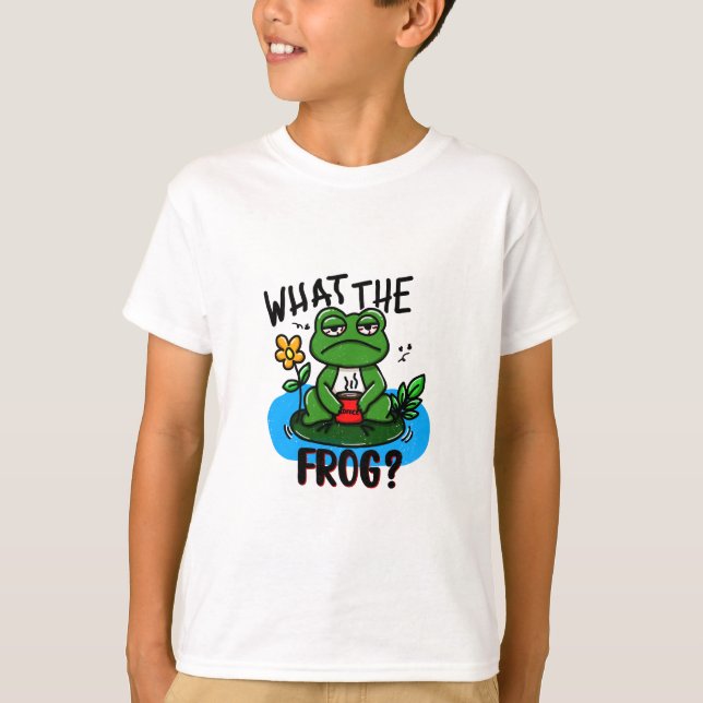 What the frog? t shirt (Framsida)
