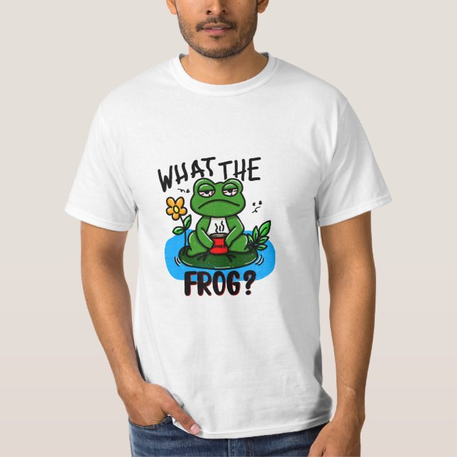 What the frog? t shirt (Framsida)