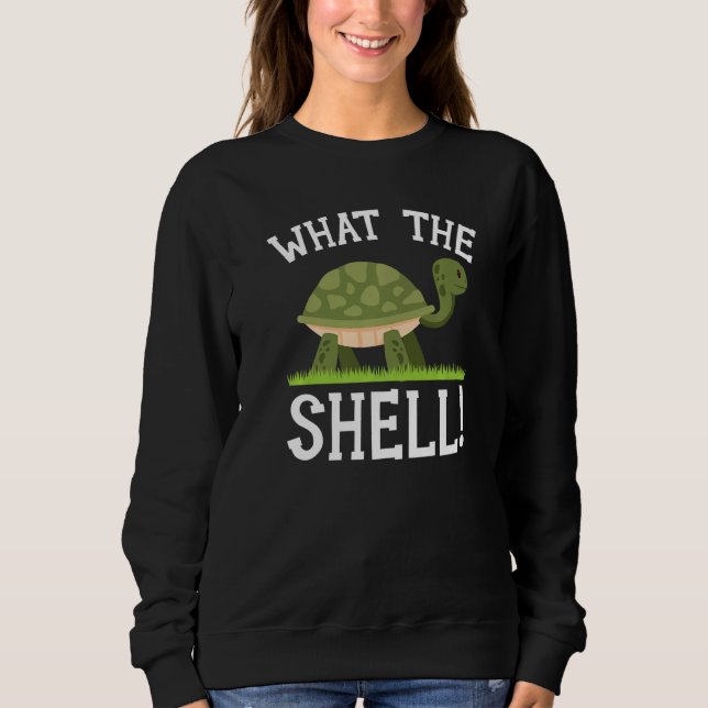 What The Shell Turtle Tortoise Marine Biology  1 T Shirt (Framsida)