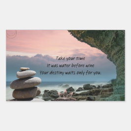 What Waits Sticker Rektangulärt Klistermärke