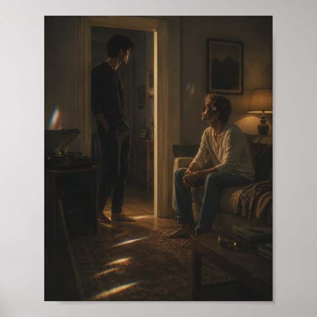 What We Don't Say | Gay Art Project Poster (Framsidan)