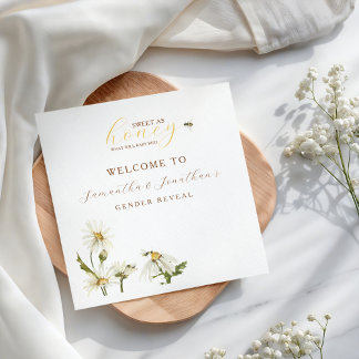 What Will Baby Be Gender Reveal Napkin Pappersservett