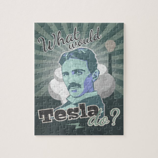 What would Tesla Do? Pussel (Vertikal)