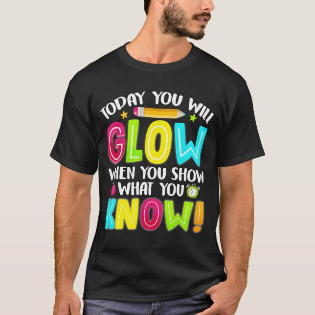 What You Showesting Day Eameachers Students funny T Shirt (Framsida)