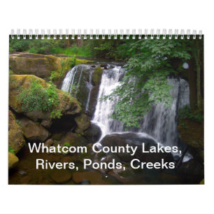 Whatcom County sjöar, floder, damm, bäckar Kalender