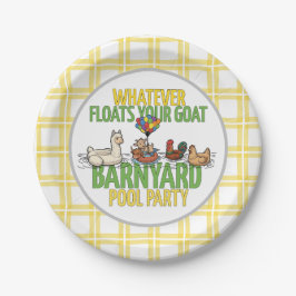 Whatever Floats Your Goat Small Paper Party Plate