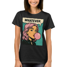 “Whatever” Retroserie-serietidnings-T-shirt