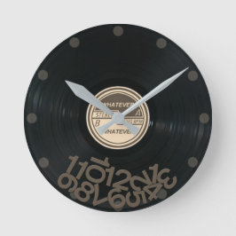 WHATEVER Skivalbum Rund Klocka