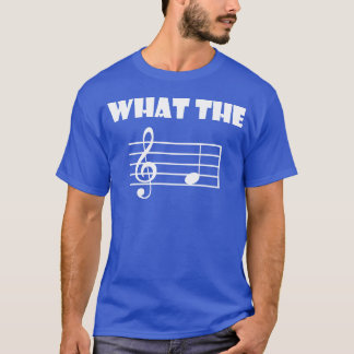 Whathe Musical Note-vänner T Shirt