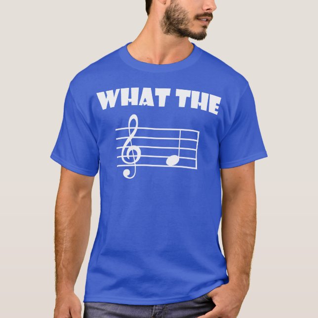 Whathe Musical Note-vänner T Shirt (Framsida)