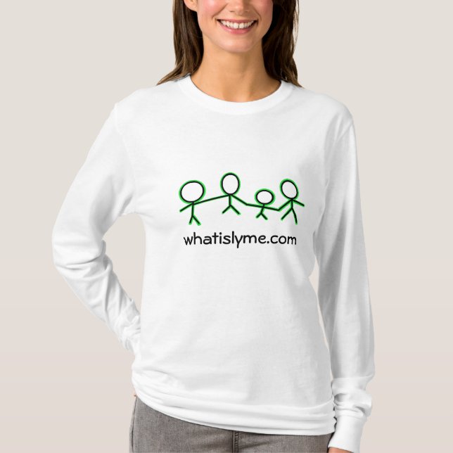 whatislyme.com Lyme Awareness Hoodie Tee (Framsida)