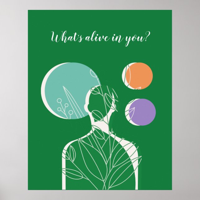 "What's Alive in You?" - Ett samtal till Inner Gro Poster (Framsidan)