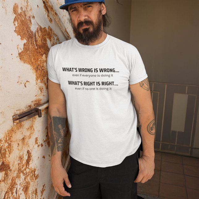 "What's höger is höger" inspirational T-Shirt (Skapare uppladdad)