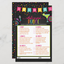 What's in Your Mobil Möhippa Game - Fiesta