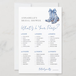 What's In Your Purse Bridal Shower Game