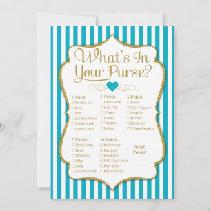 What's in your Purse Game Turcos Guld Shower