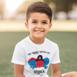 "What's Kraken" Octopus Pirat Children's Birthday T Shirt