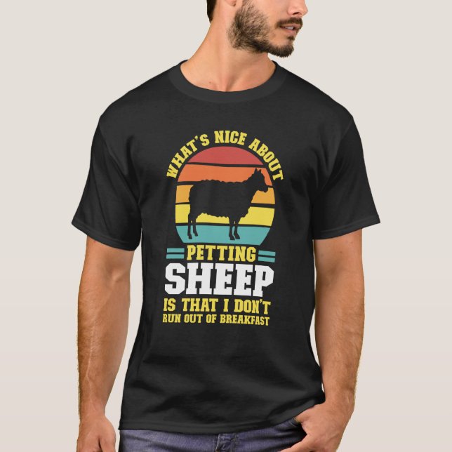 what's nice about petting sheep farming animal t shirt (Framsida)