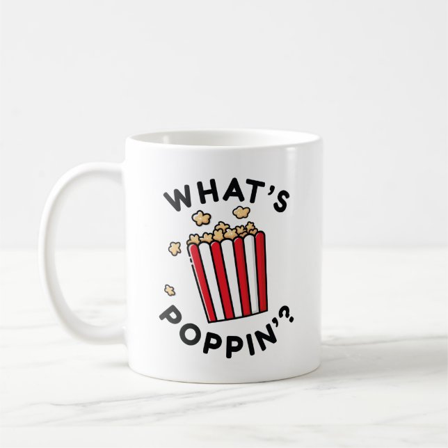 What's Poppin" Kaffemugg (Vänster)